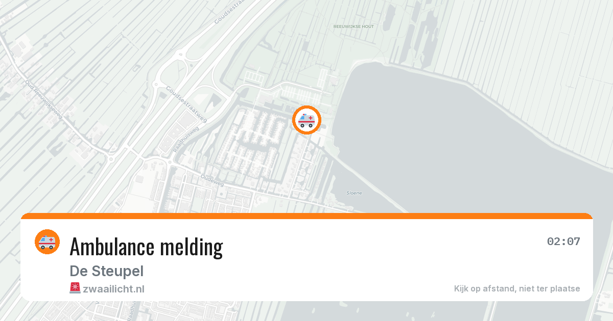 Ambulance melding — 16 jul 2026