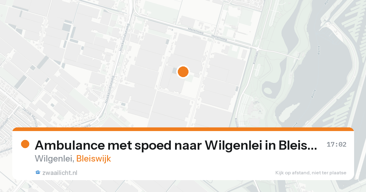 Ambulance met spoed naar Wilgenlei in Bleiswijk — 21 aug 2026