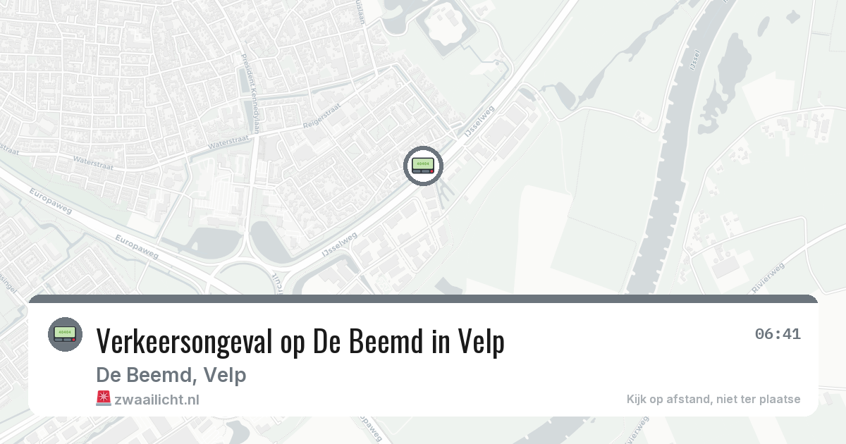Verkeersongeval op De Beemd in Velp — 18 jun 2026