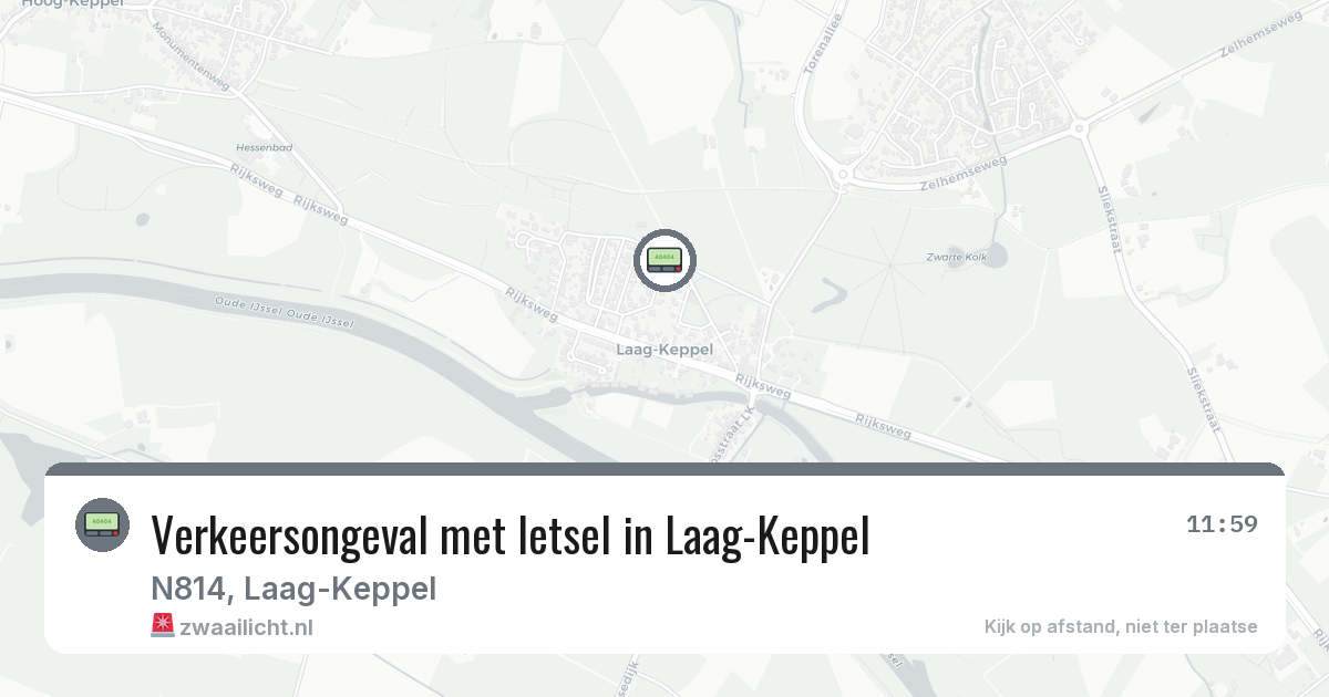 Verkeersongeval met letsel in Laag-Keppel — 10 mrt 2026