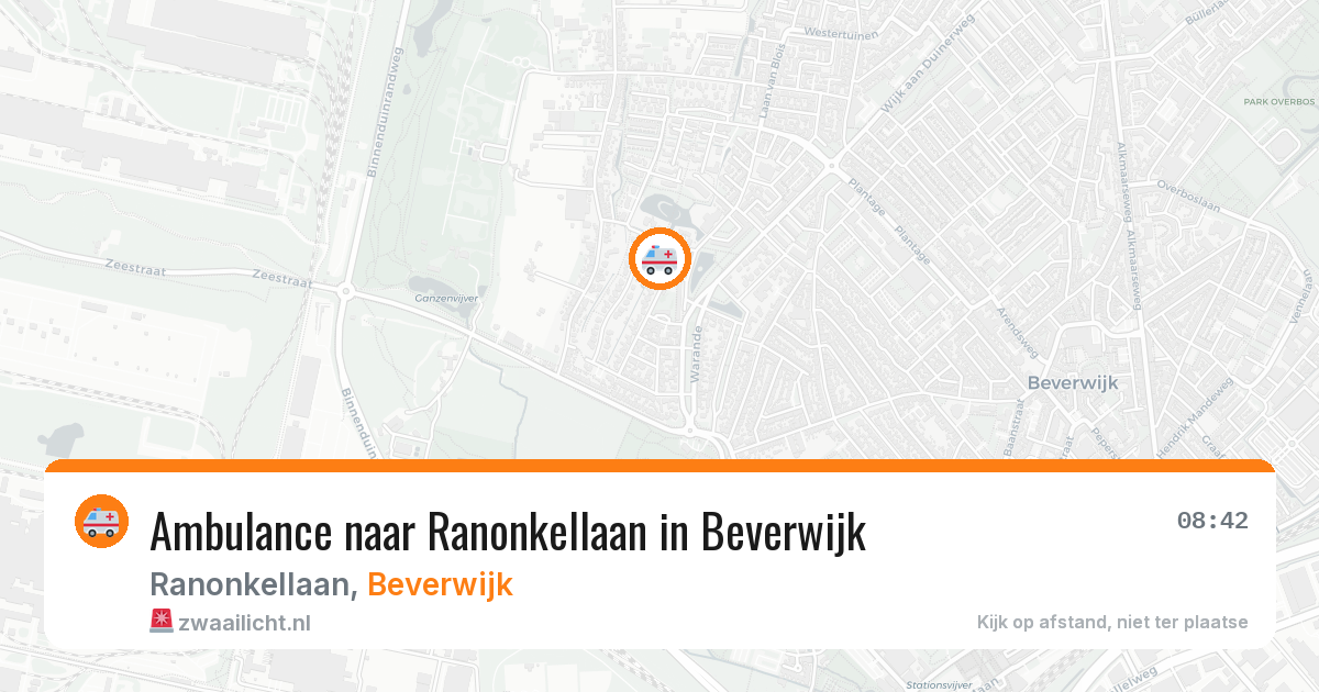 Ambulance naar Ranonkellaan in Beverwijk — 30 jul 2026