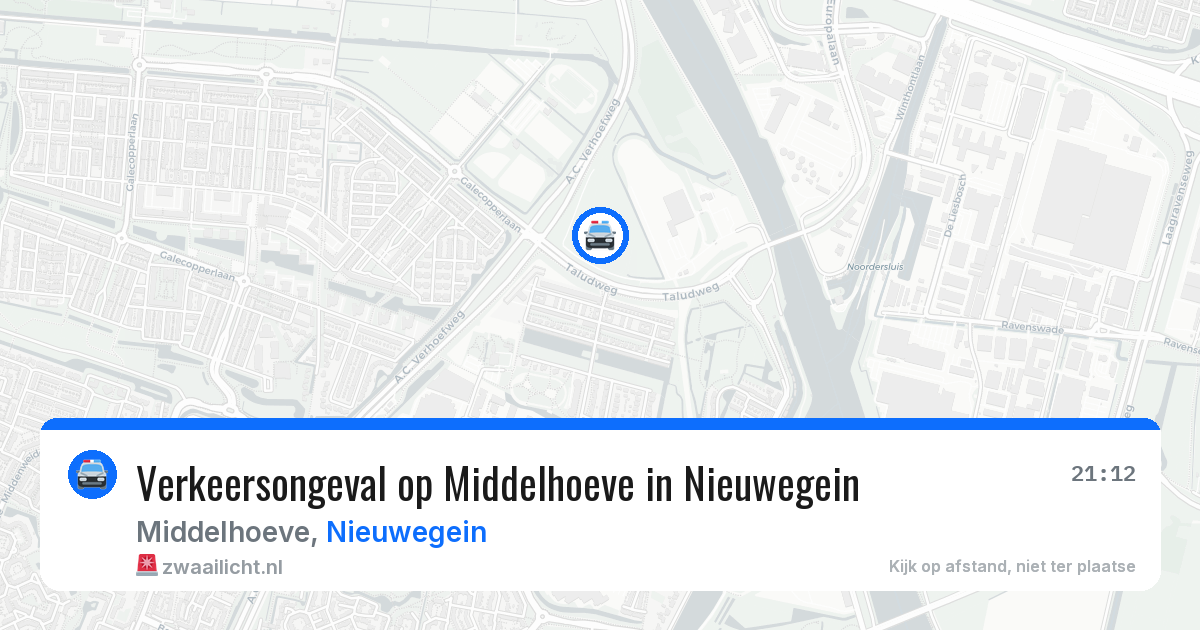 Verkeersongeval op Middelhoeve in Nieuwegein — 16 apr 2026