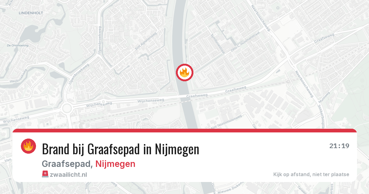 Brand bij Graafsepad in Nijmegen — 17 jul 2026