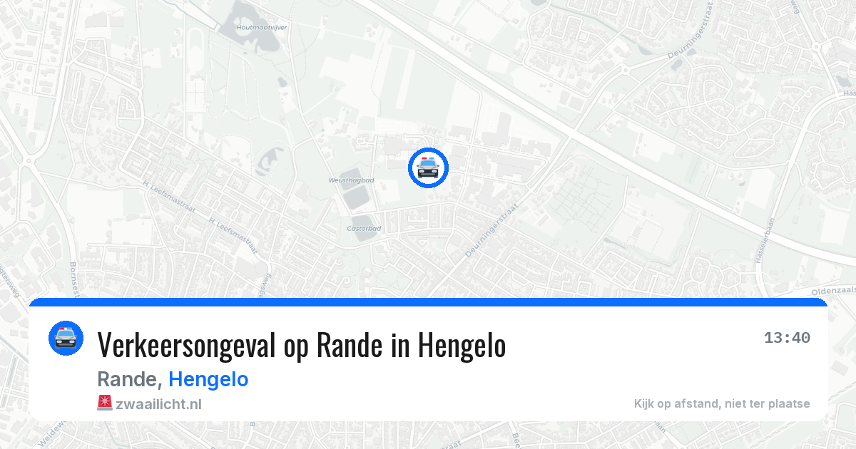 Verkeersongeval op Rande in Hengelo — 28 jun 2026