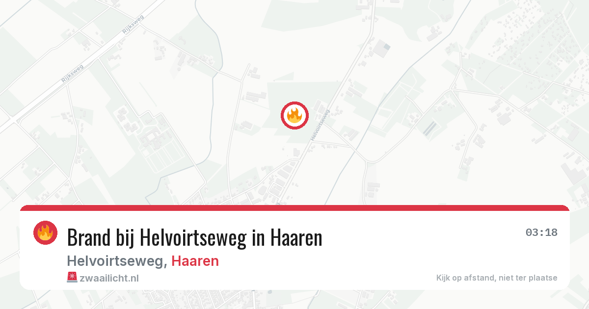 Brand bij Helvoirtseweg in Haaren — 28 jun 2026