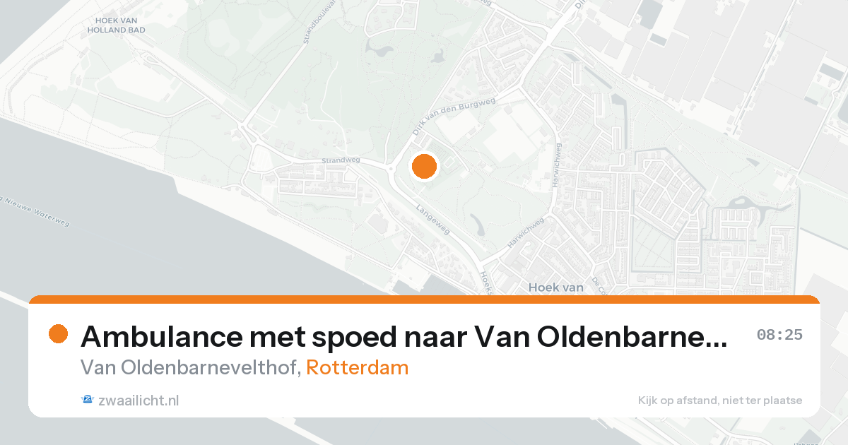 Ambulance met spoed naar Van Oldenbarnevelthof in Rotterdam — 22 aug 2026