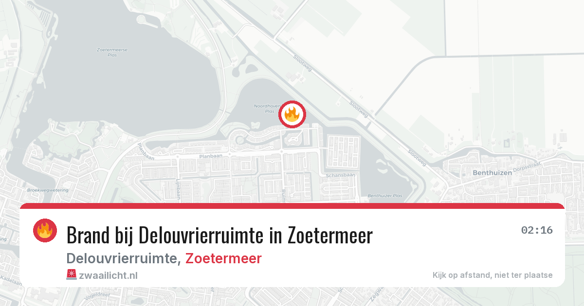 Brand bij Delouvrierruimte in Zoetermeer — 4 aug 2026