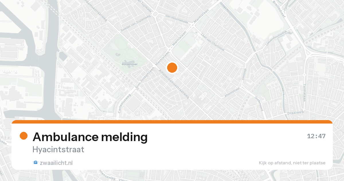 Ambulance melding — 31 jan 2026