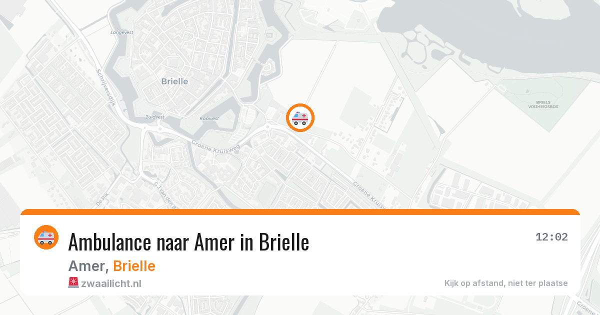 Ambulance naar Amer in Brielle — 31 jul 2026