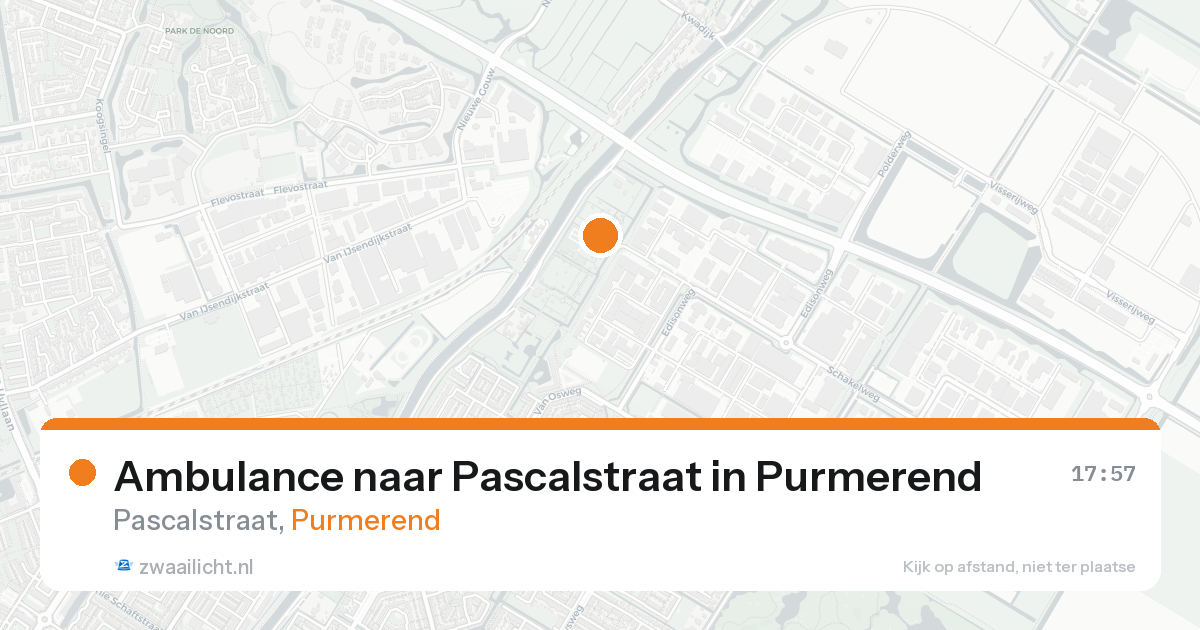 Ambulance naar Pascalstraat in Purmerend — 4 jun 2026