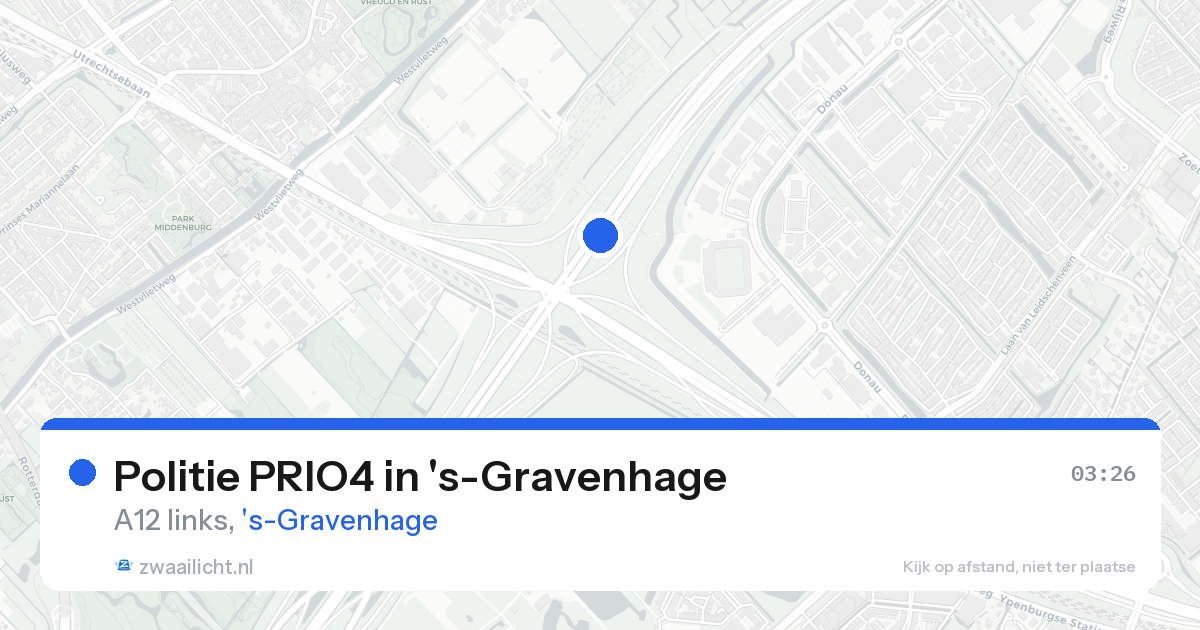 Politie PRIO4 in 's-Gravenhage — 18 aug 2026 | 🚨 Zwaailicht.nl