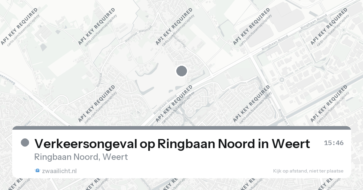 Verkeersongeval op Ringbaan Noord in Weert — 26 aug 2026