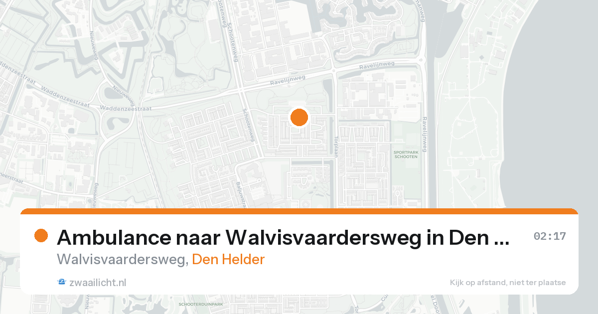 Ambulance naar Walvisvaardersweg in Den Helder — 31 jan 2026