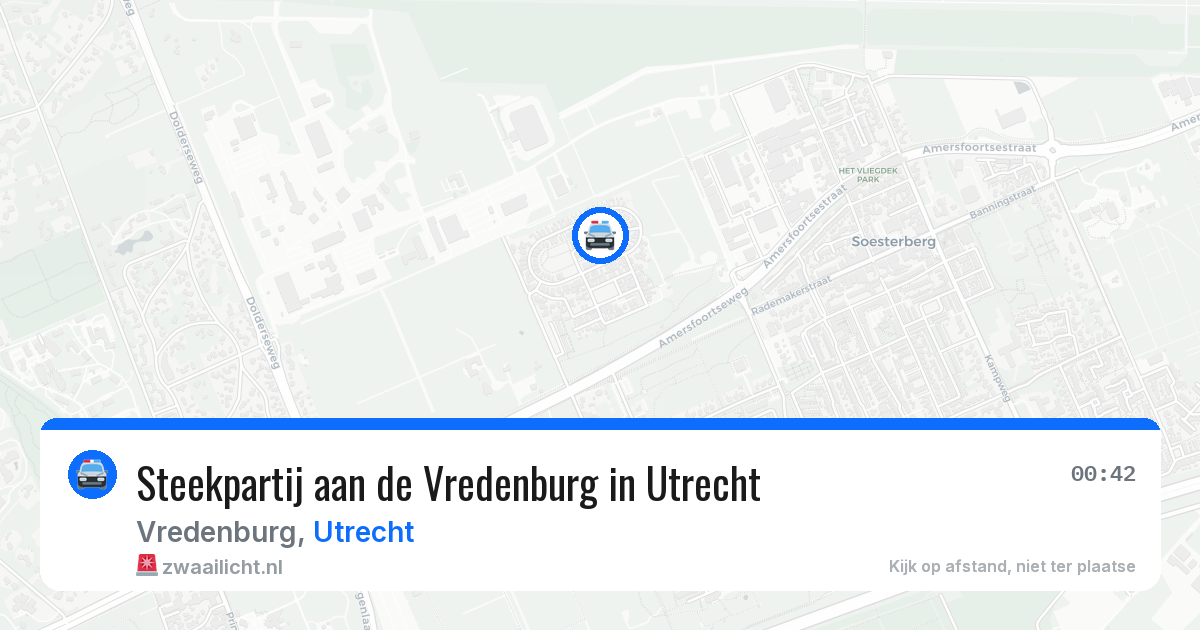 Steekpartij aan de Vredenburg in Utrecht — 5 apr 2026