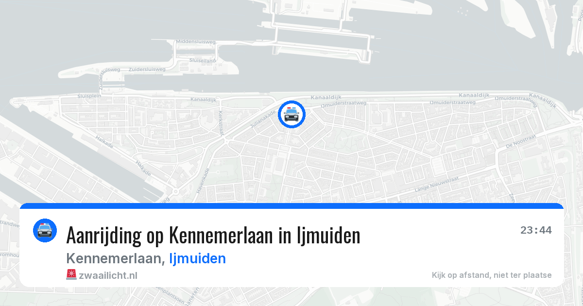 Aanrijding op Kennemerlaan in Ijmuiden — 22 apr 2026