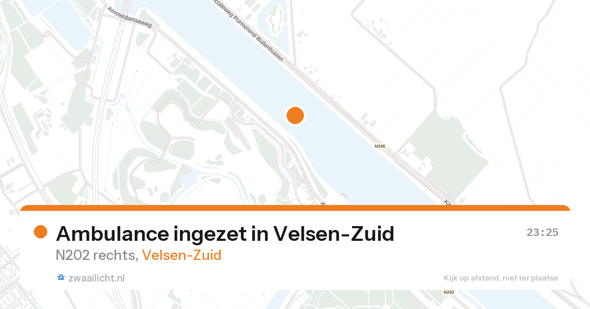 Ambulance ingezet in Velsen-Zuid — 26 aug 2026