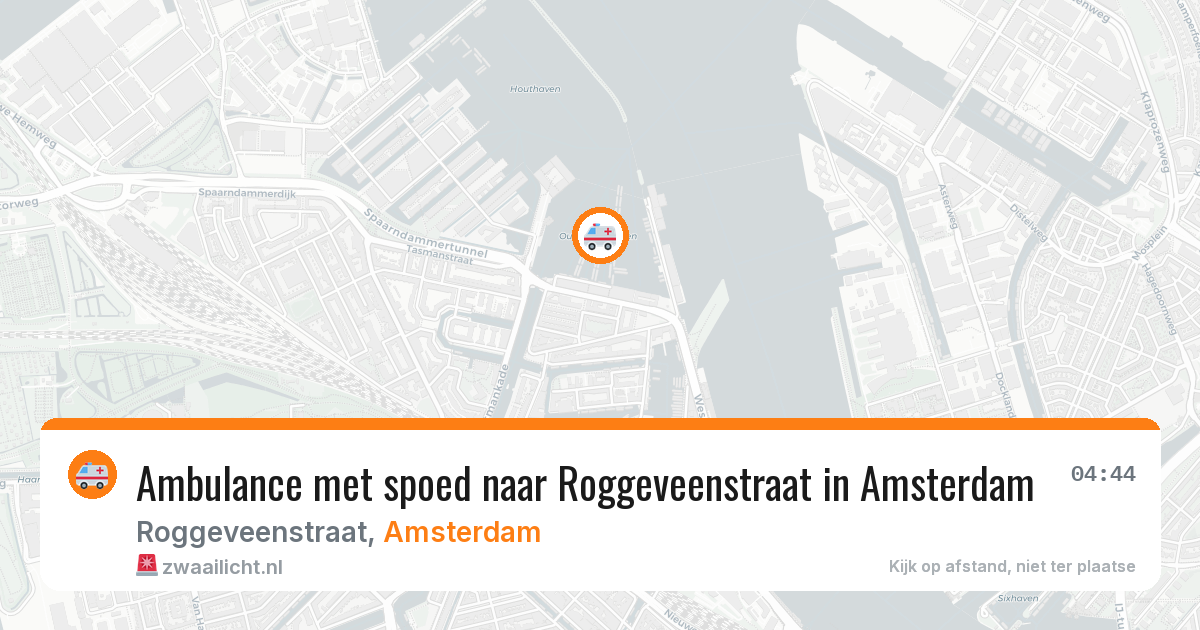 Ambulance met spoed naar Roggeveenstraat in Amsterdam — 23 jun 2026
