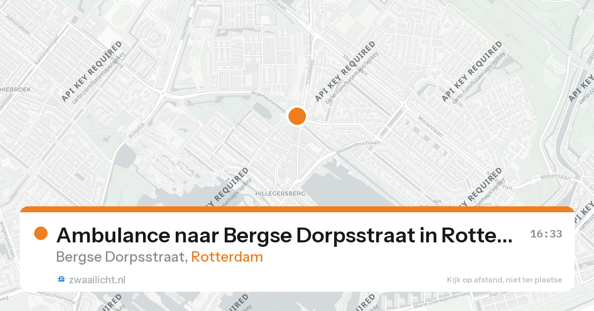 Ambulance naar Bergse Dorpsstraat in Rotterdam — 26 aug 2026