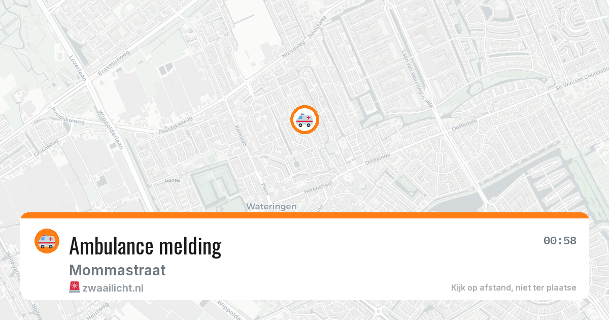 Ambulance melding — 16 jul 2026