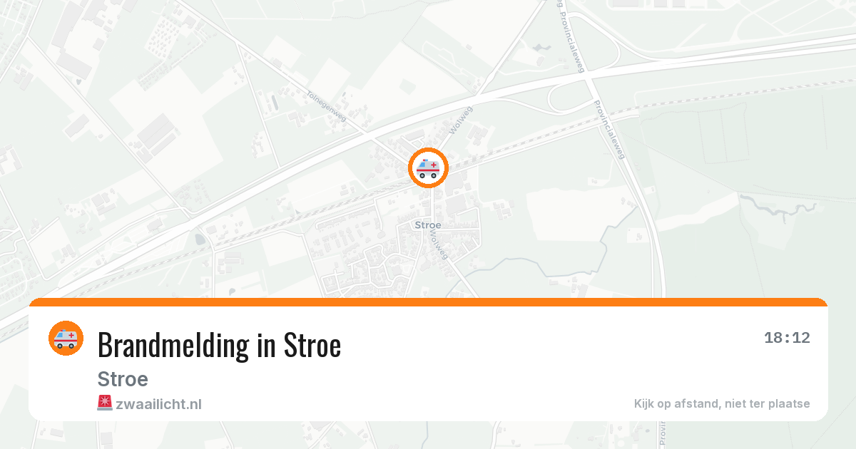 Brandmelding in Stroe — 24 jun 2026