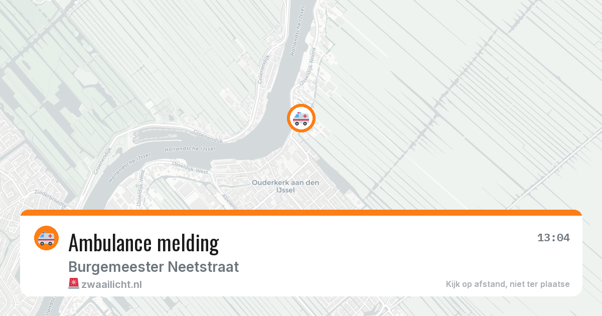 Ambulance melding — 6 jun 2026