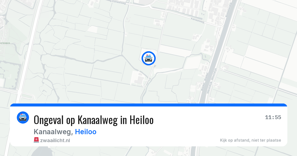 Ongeval op Kanaalweg in Heiloo — 9 aug 2026