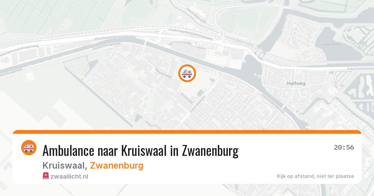 Ambulance naar Kruiswaal in Zwanenburg — 2 jun 2026