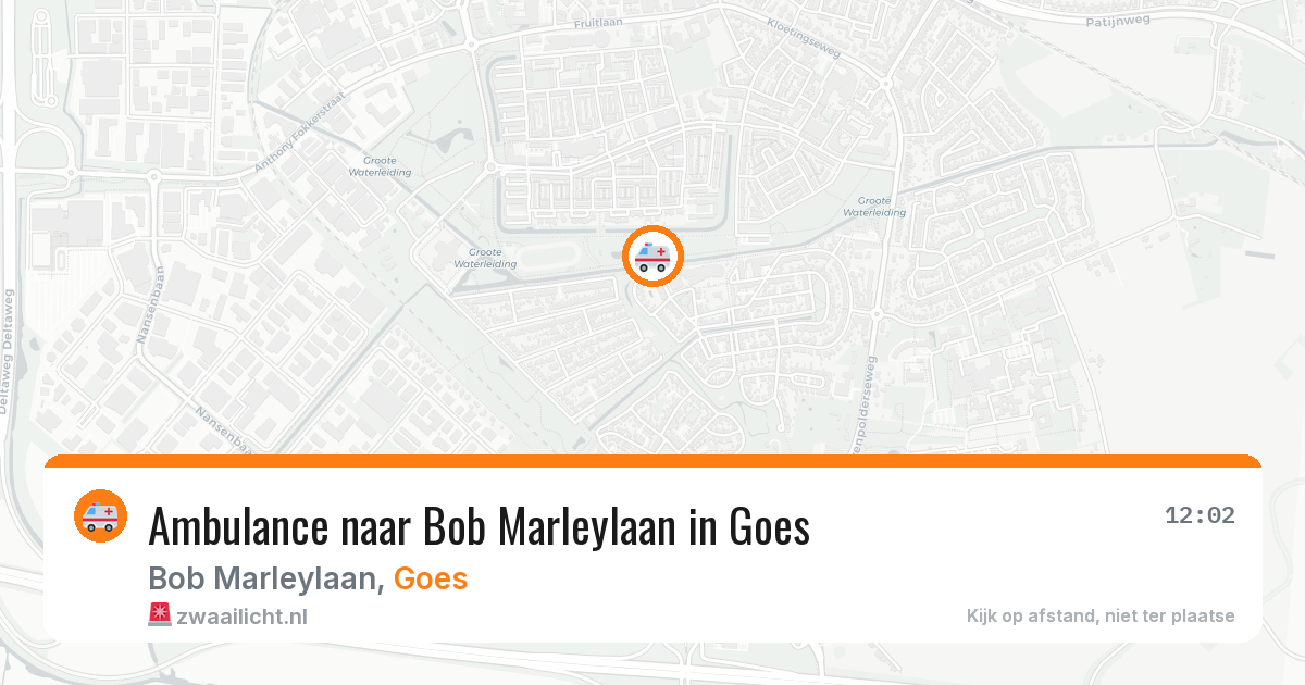 Ambulance naar Bob Marleylaan in Goes — 4 apr 2026