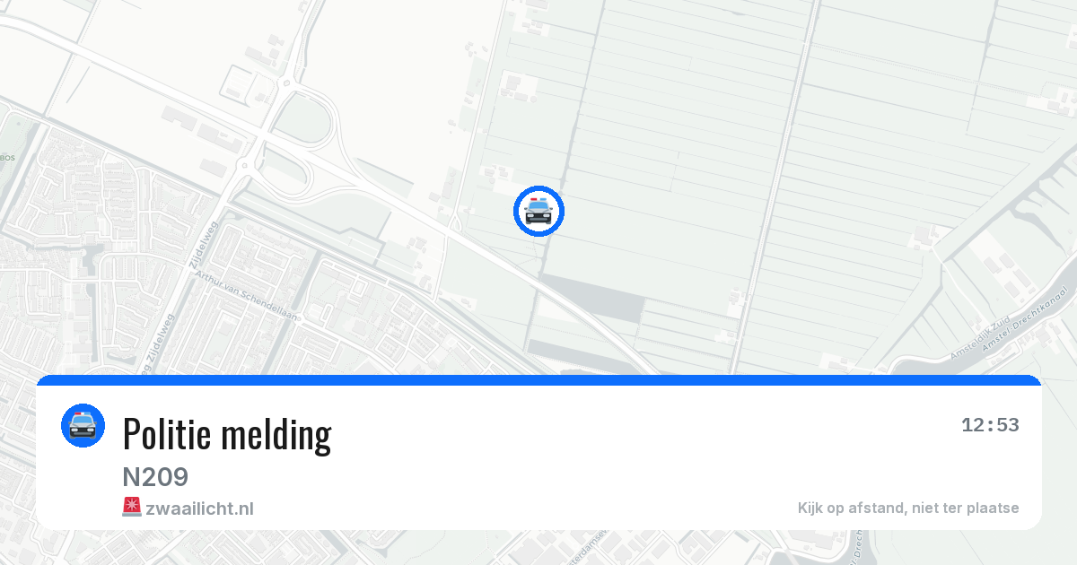 Politie melding — 31 mei 2026
