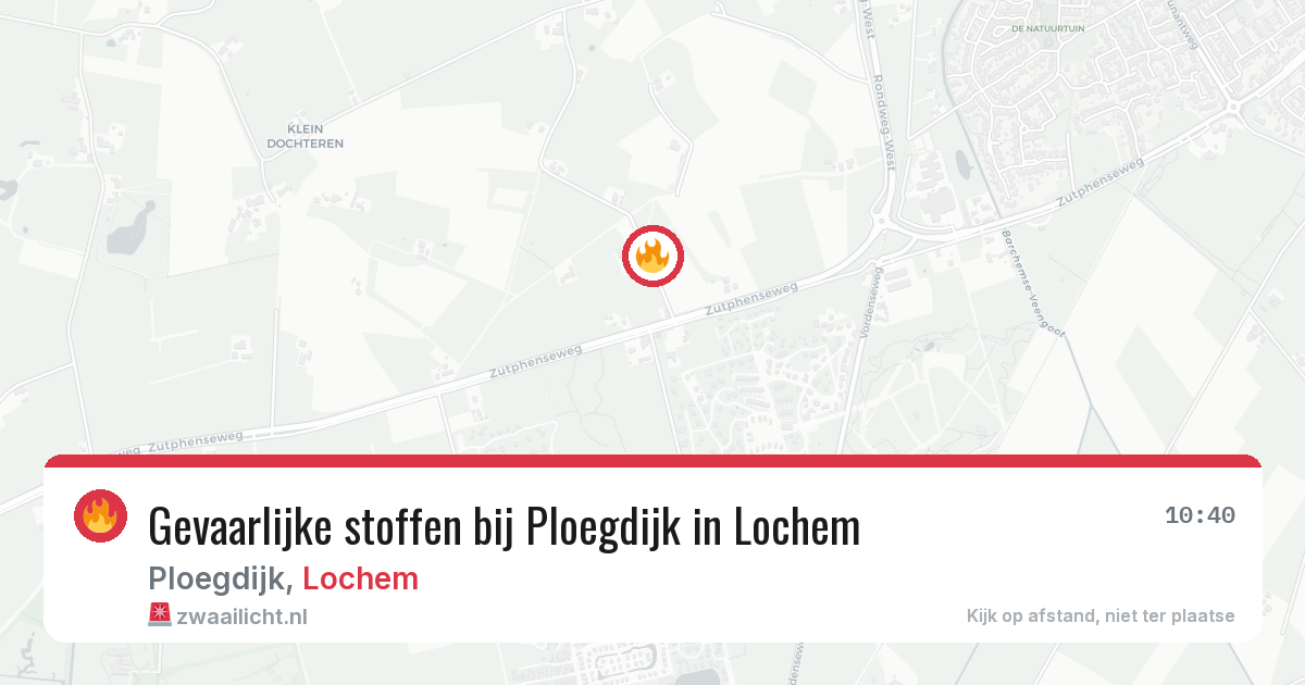 Gevaarlijke stoffen bij Ploegdijk in Lochem — 25 jun 2026
