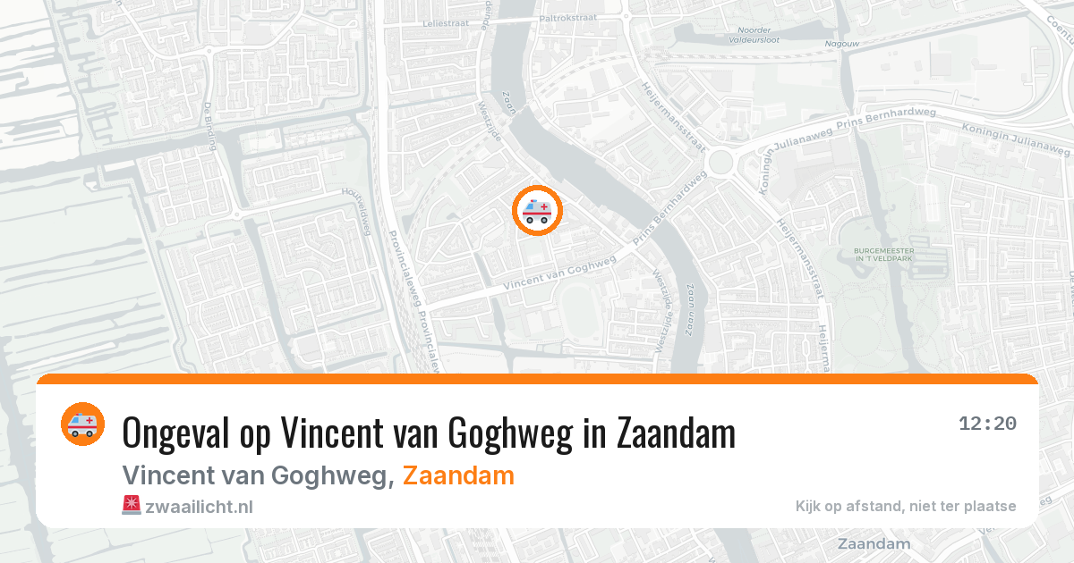 Ongeval op Vincent van Goghweg in Zaandam — 2 mei 2026