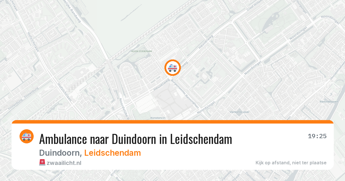 Ambulance naar Duindoorn in Leidschendam — 7 aug 2026