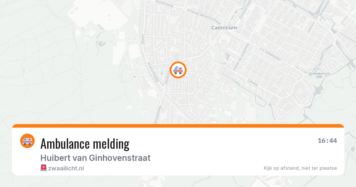 Ambulance melding — 12 apr 2026