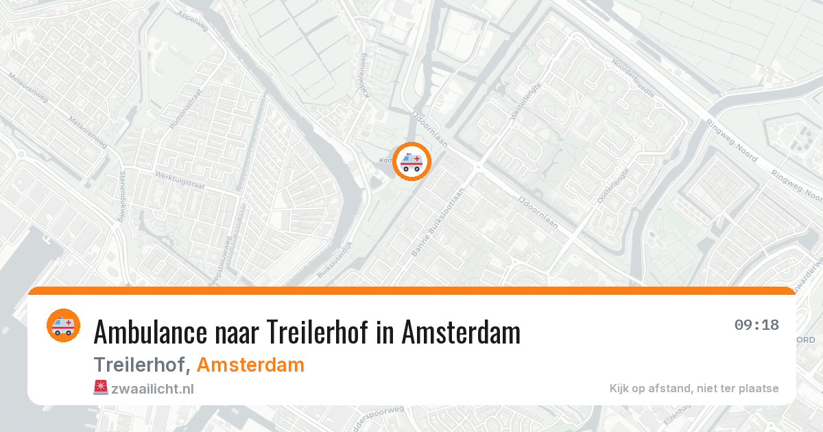 Ambulance naar Treilerhof in Amsterdam — 25 jun 2026