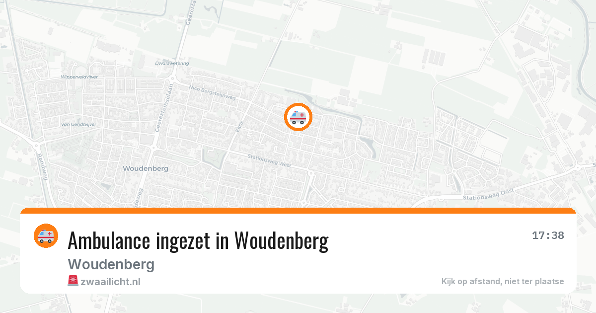 Ambulance ingezet in Woudenberg — 10 aug 2026