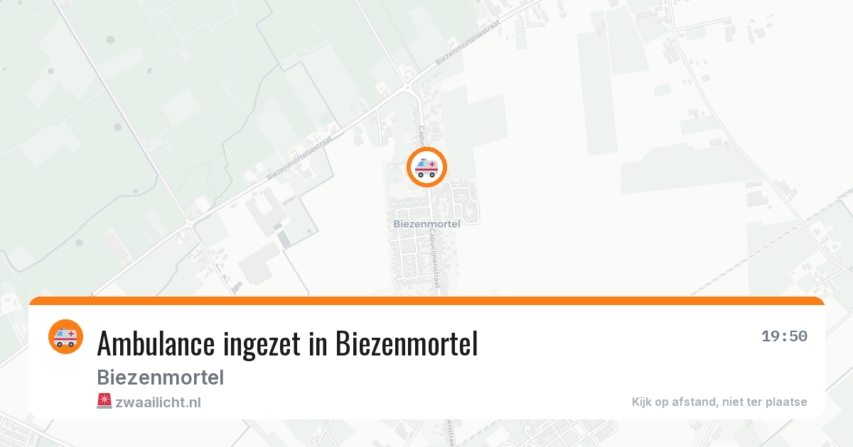 Ambulance ingezet in Biezenmortel — 4 mei 2026