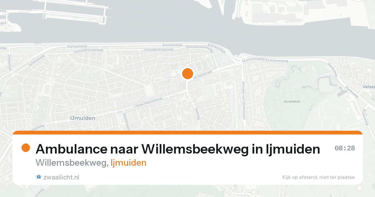 Ambulance naar Willemsbeekweg in Ijmuiden — 8 feb 2026
