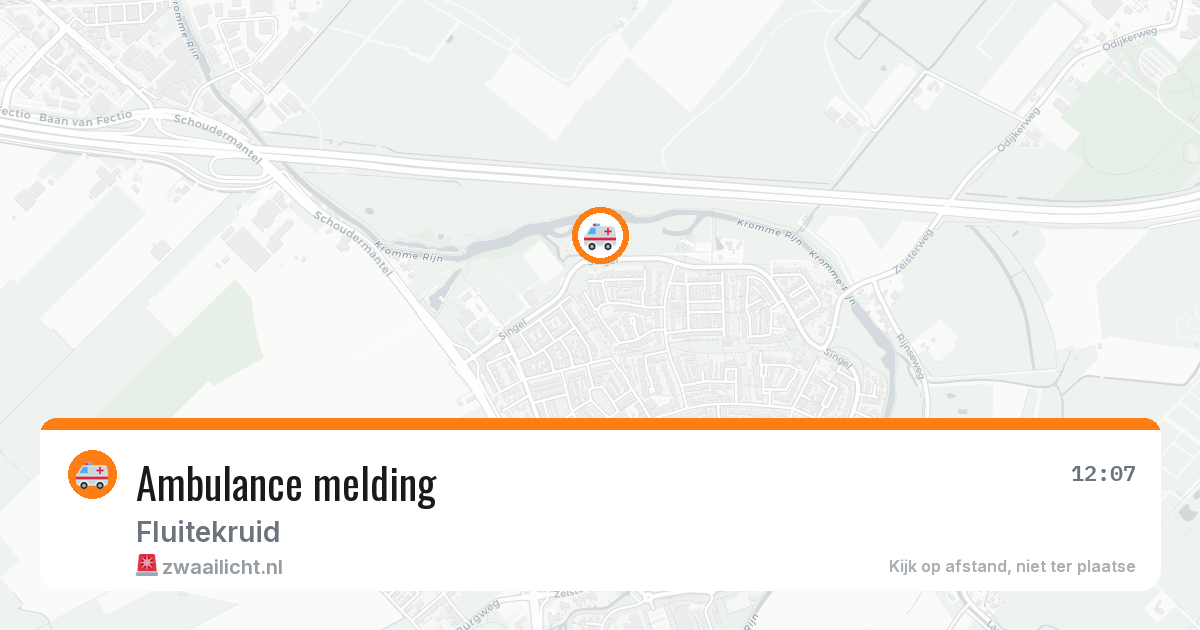 Ambulance melding — 13 mei 2026