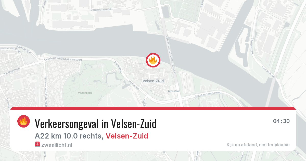 Verkeersongeval in Velsen-Zuid — 20 jul 2026
