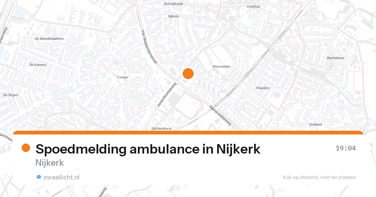 Spoedmelding ambulance in Nijkerk — 16 jun 2026