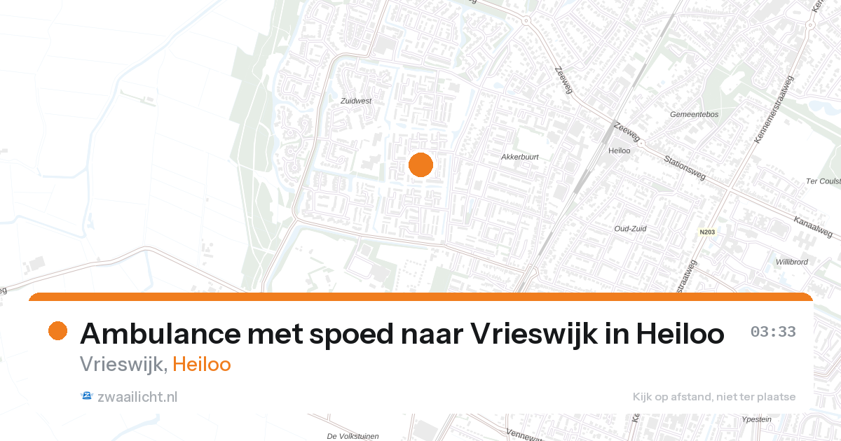 Ambulance met spoed naar Vrieswijk in Heiloo — 7 feb 2026