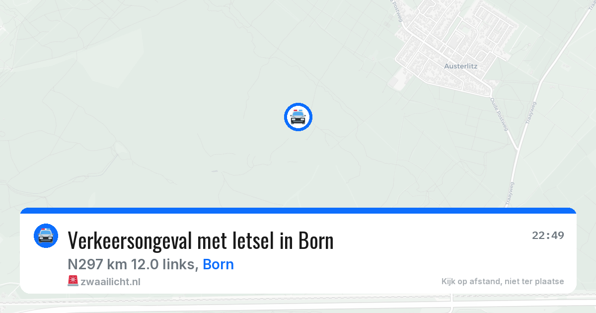 Verkeersongeval met letsel in Born — 17 jan 2026