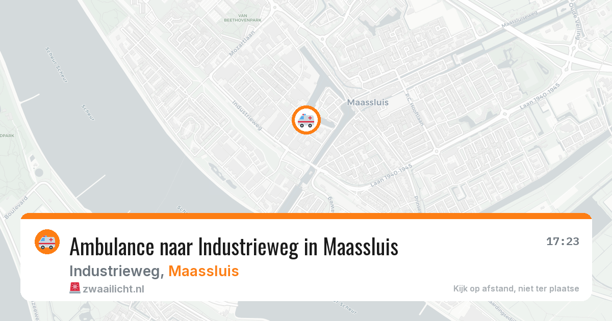 Ambulance naar Industrieweg in Maassluis — 25 jun 2026