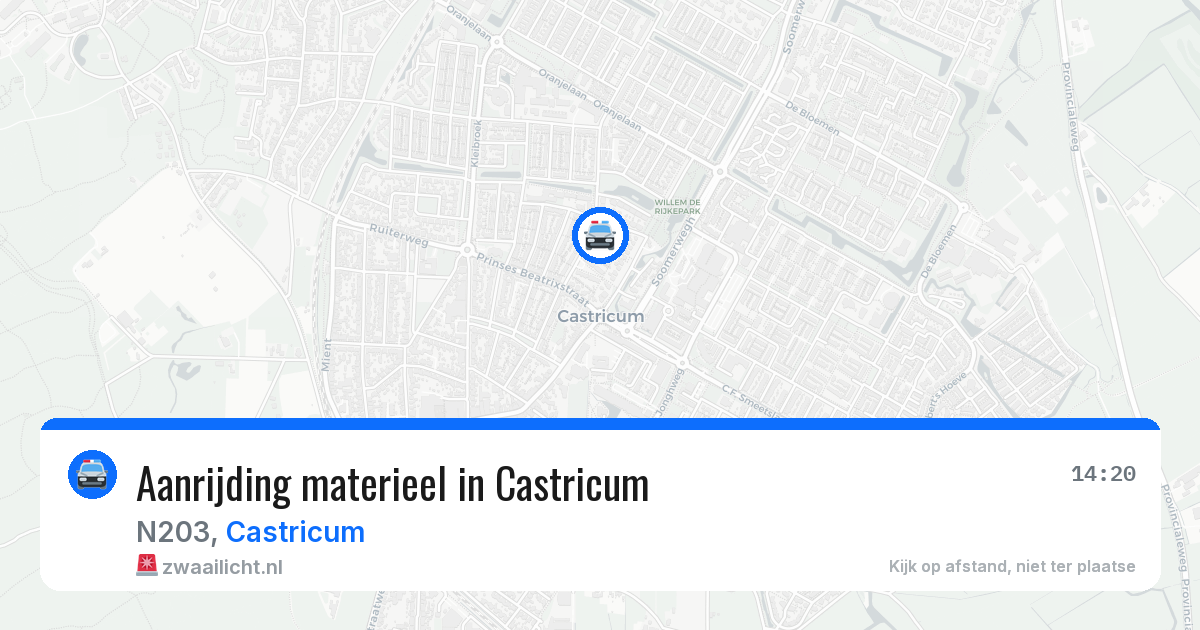 Aanrijding materieel in Castricum — 28 jul 2026