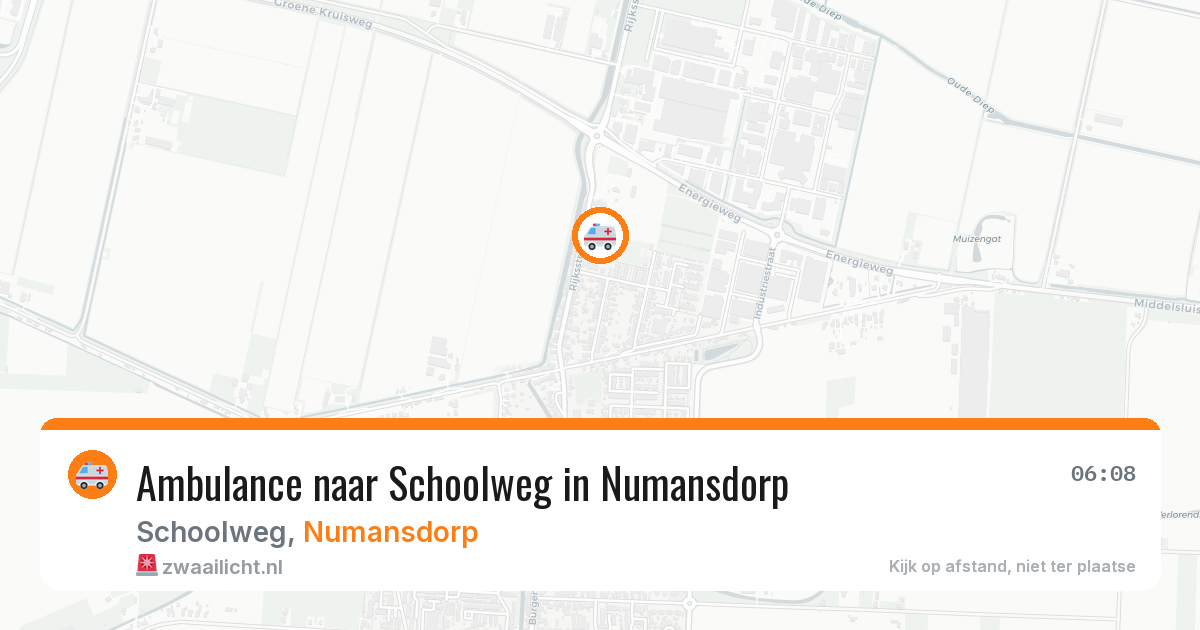Ambulance naar Schoolweg in Numansdorp — 28 jun 2026