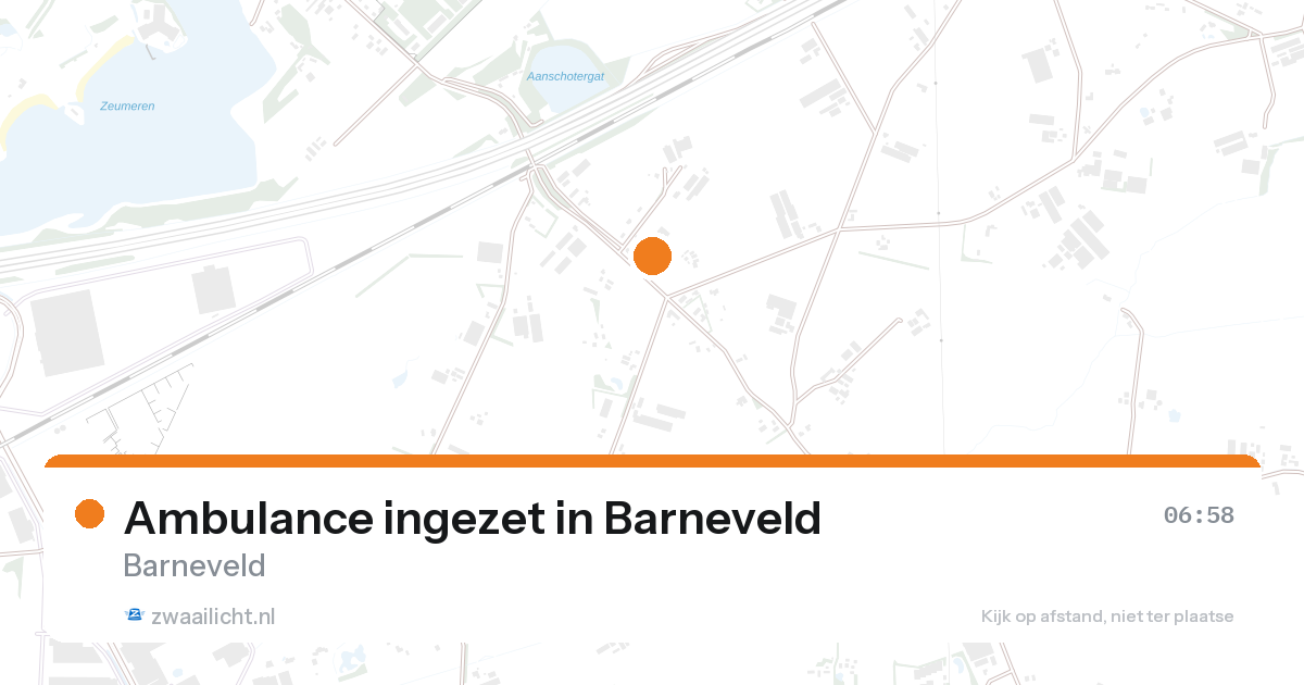 Ambulance ingezet in Barneveld — 27 aug 2026