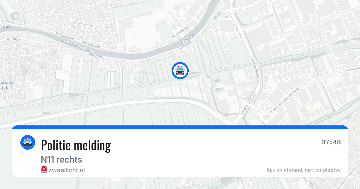 Politie melding — 11 apr 2026
