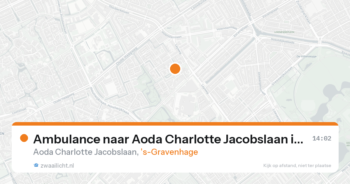 Ambulance naar Aoda Charlotte Jacobslaan in 's-Gravenhage — 30 jan 2026