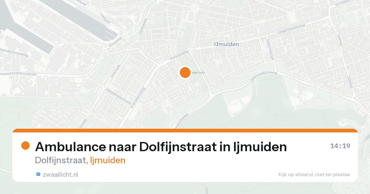 Ambulance naar Dolfijnstraat in Ijmuiden — 30 jan 2026