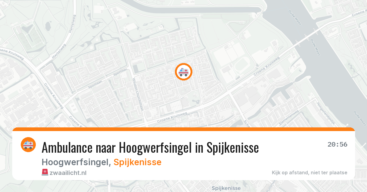 Ambulance naar Hoogwerfsingel in Spijkenisse — 8 jul 2026
